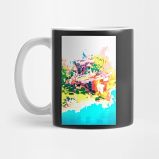 Abstract airship Mug